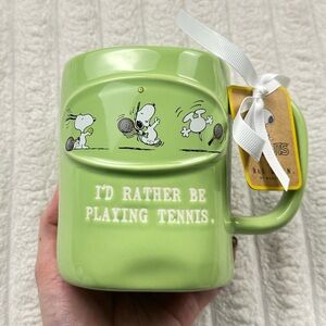 Rae Dunn Snoopy Peanuts Tennis Mug